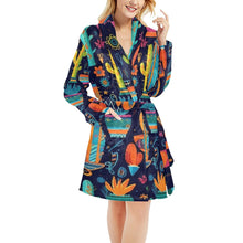Load image into Gallery viewer, Crazy Cactus Lady Western Bath Robe
