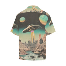 Load image into Gallery viewer, Baha Ranch Retro Pop Western Space Cowboy Camp Shirt