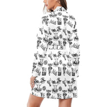 Load image into Gallery viewer, Cowboy Print Western Satin Robe