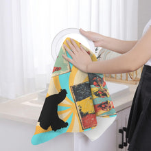 Load image into Gallery viewer, Baha Ranch Chicken Days Set of 2 Kitchen Dish Towels (same) Made in America Kitchen Towel Made in America