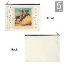 Load image into Gallery viewer, Rodeo Cowboy #1 set of 5 bags Cosmetic Bag Made in America