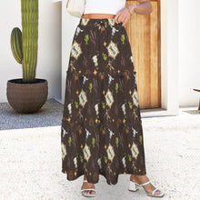 Load image into Gallery viewer, Western Symbols Tiered Prairie Maxi Skirt
