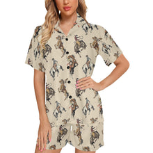 Load image into Gallery viewer, Vintage Cowgirl Women's Western Pajama Set