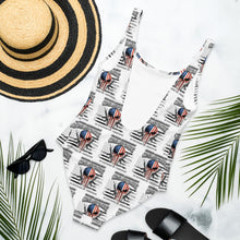 Load image into Gallery viewer, Yeehaw Come & Take It One-Piece Swimsuit