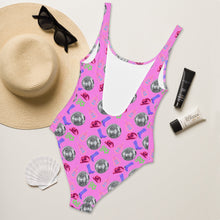 Load image into Gallery viewer, Yeehaw Disco Cowgirl One-Piece Swimsuit