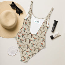 Load image into Gallery viewer, Baha Ranch Yeehaw Bullhead Skulls One-Piece Swimsuit
