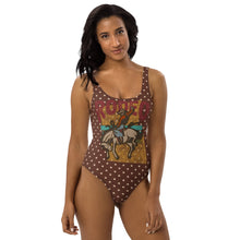 Load image into Gallery viewer, Yeehaw Rodeo Stars One-Piece Swim Suit