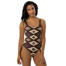 Load image into Gallery viewer, Yeehaw Southwestern Earth One-Piece Swimsuit