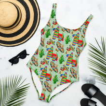 Load image into Gallery viewer, Yeehaw Cinco De Mayo One-Piece Swimsuit