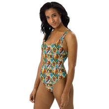 Load image into Gallery viewer, Yeehaw Feelin' Lucky Cowgirl One-Piece Swimsuit