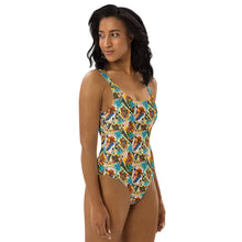 Load image into Gallery viewer, Yeehaw Feelin' Lucky Cowgirl One-Piece Swimsuit