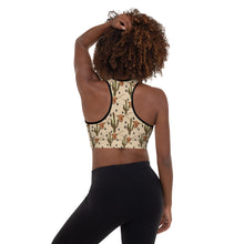 Load image into Gallery viewer, Longhorn Ranch Cactus Padded Sports Bra