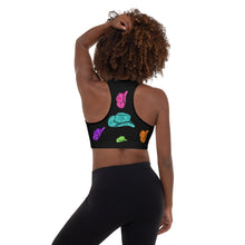 Load image into Gallery viewer, All Neon Hat Padded Sports Bra