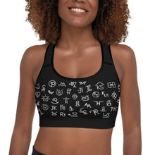 Load image into Gallery viewer, White Cattle Brands Sports Bra