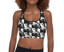 Load image into Gallery viewer, Retro Cowboy Padded Sports Bra