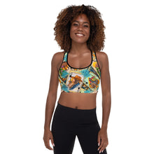 Load image into Gallery viewer, Feelin' Lucky Cowgirl Padded Sports Bra