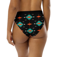 Load image into Gallery viewer, Yeehaw Turquoise & Orange Aztec Bikini Bottom