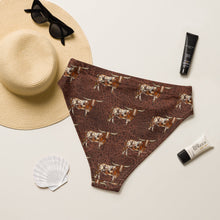 Load image into Gallery viewer, Yeehaw Leather & Longhorns Bikini Bottom