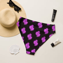 Load image into Gallery viewer, Yeehaw Purple Neon Cactus Bikini Bottom