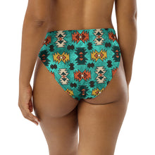 Load image into Gallery viewer, Yeehaw Turquoise Aztec Bikini Bottom