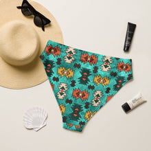 Load image into Gallery viewer, Yeehaw Turquoise Aztec Bikini Bottom