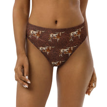 Load image into Gallery viewer, Yeehaw Leather & Longhorns Bikini Bottom