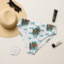 Load image into Gallery viewer, Yeehaw Turquoise Running Horse Head Dress Bikini Bottom