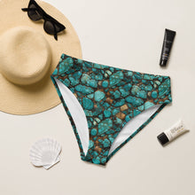 Load image into Gallery viewer, Yeehaw All Turquoise Bikini Bottoms
