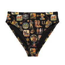Load image into Gallery viewer, Yeehaw Vintage Cowboy Collage Bikini Bottom