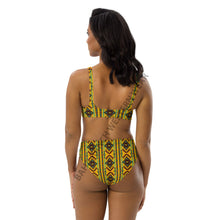 Load image into Gallery viewer, Yeehaw Mustard Aztec Bikini