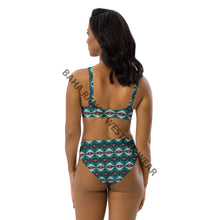 Load image into Gallery viewer, Yeehaw Teal Burgandy Aztec Bikini