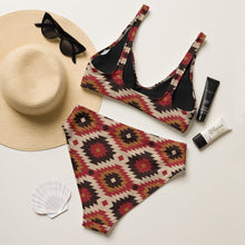 Load image into Gallery viewer, Yeehaw Rust Aztec Bikini