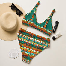 Load image into Gallery viewer, Yeehaw Mustard Aztec Bikini