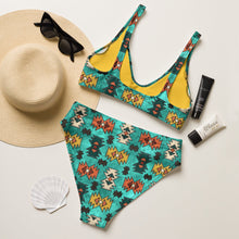 Load image into Gallery viewer, READY TO SHIP Yeehaw Turquoise Aztec Bikini SIZE MEDIUM
