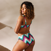 Load image into Gallery viewer, Yeehaw Turquoise Pink Aztec Bikini