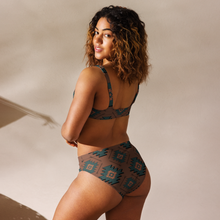 Load image into Gallery viewer, Yeehaw Teal Aztec Bikini