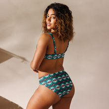 Load image into Gallery viewer, Yeehaw Teal Burgandy Aztec Bikini