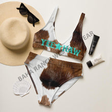 Load image into Gallery viewer, Yeehaw Brown Cow Print Bikini
