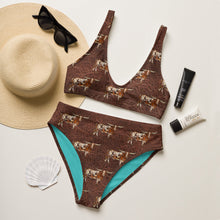 Load image into Gallery viewer, Yeehaw Leather & Longhorns Bikini