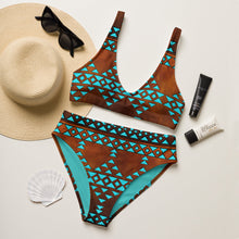 Load image into Gallery viewer, Yeehaw Turquoise Aztec Bikini
