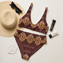 Load image into Gallery viewer, Yeehaw Gold Aztec Bikini
