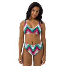 Load image into Gallery viewer, Yeehaw Turquoise Pink Aztec Bikini