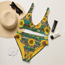 Load image into Gallery viewer, Yeehaw Leopard & Sunflower Bikini