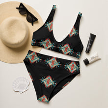Load image into Gallery viewer, Yeehaw Black Aztec Bikini