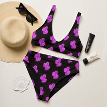 Load image into Gallery viewer, Yeehaw Purple Neon Cactus Bikini