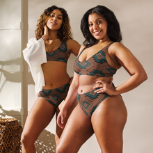 Load image into Gallery viewer, Yeehaw Teal Aztec Bikini