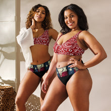 Load image into Gallery viewer, Yeehaw Texas Bandana Red White & Blue Bikini