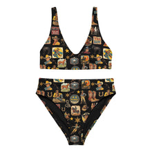 Load image into Gallery viewer, Yeehaw Vintage Cowboy Collage Bikini