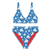 Load image into Gallery viewer, Yeehaw Blue Rodeo Cowboy Bikini