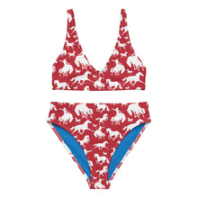 Load image into Gallery viewer, Yeehaw Red Rodeo Cowboy Bikini